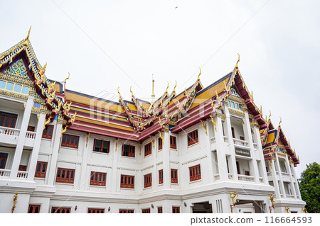 Wat Hong is landmark in Thailand 116664593