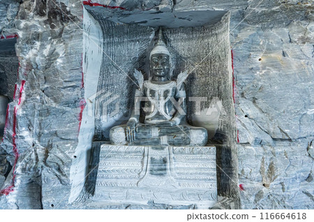 Wat Khao Tham Thiam is landmark in Thailand 116664618