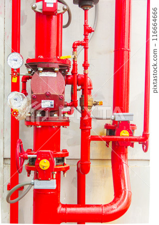 Water sprinkler and fire alarm system 116664666