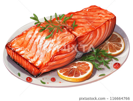 Salmon Steak 116664766