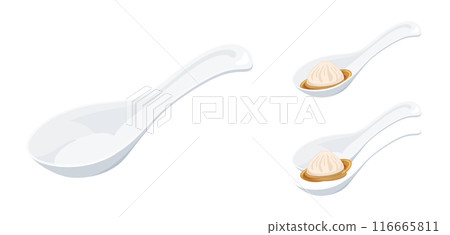 易灌裝黃耆插畫素材_中餐餐具 116665811