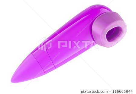 Pink Clitoral Pump, 3D rendering 116665944