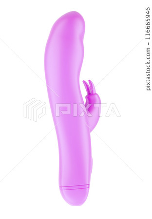 Pink Rabbit Vibrator, 3D rendering 116665946