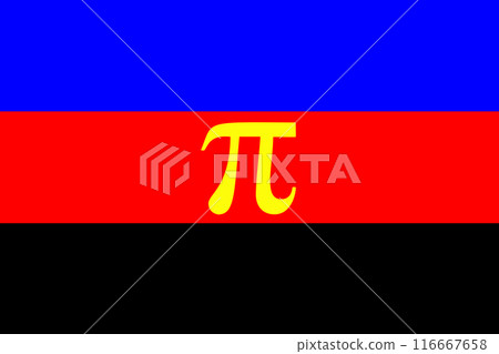 Polyamory Pride Flag background Illustration 116667658
