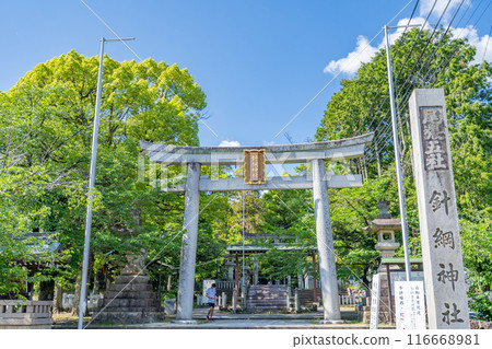 播綱神社，野比的總守護神織田伸泰供奉一對手工雕刻的守護犬，祈求平安分娩。 116668981