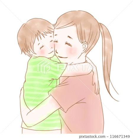 抱著嬰兒的女人 抱著嬰兒的女人 116671349