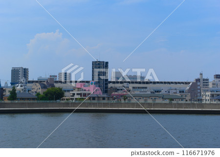 Around Aoto Station, Katsushika Ward, Tokyo July 2024 116671976