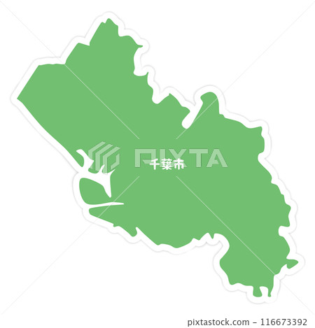 Map of Chiba city, Chiba prefecture 116673392