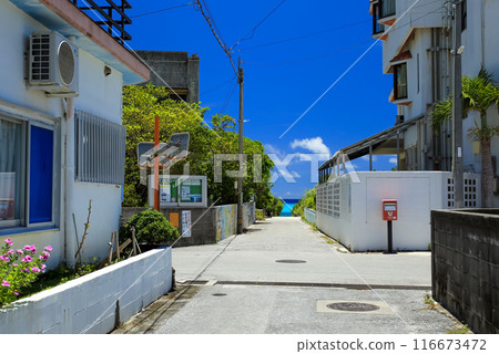 Okinawa Kerama Islands Tokashiki Island Scenery Aharen Village Okinawa Kerama Islands Tokashiki Island Scenery Aharen Village 116673472