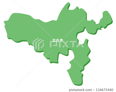 奈良縣奈良市地圖 116673480