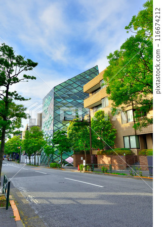 Tokyo Minami Aoyama, luxury brand store Prada Aoyama store 116674212