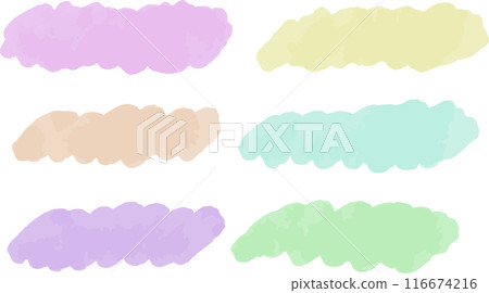Watercolor hand drawn ornament set Watercolor hand drawn ornament set 116674216