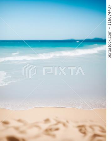 Out-of-focus photos of the ocean "AI generated images" 116674437
