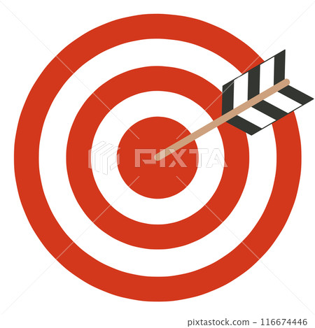 Target and Arrow 116674446