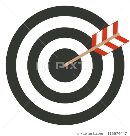 Target and Arrow 116674447