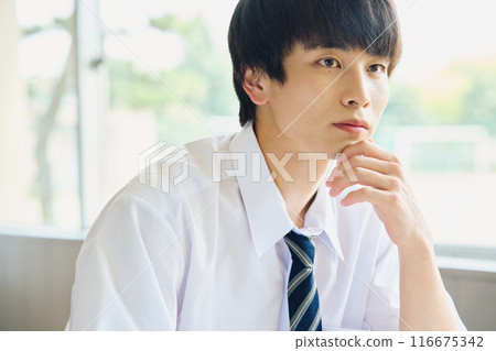 Boys studying to study 116675342