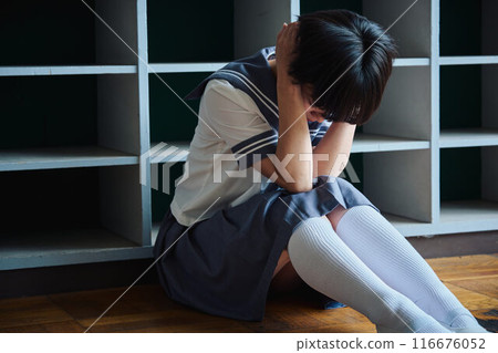 一個沮喪的女學生 一個沮喪的女學生 116676052