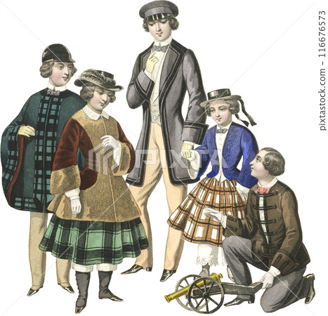 19世紀歐洲兒童插畫 116676573