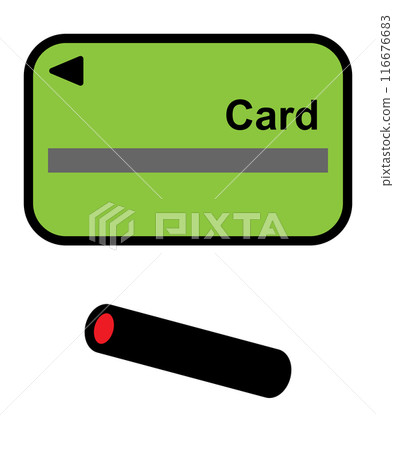 Cash card and stamp set (green) Cash card and stamp set (green) 116676683