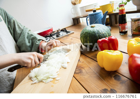 女人切洋蔥的手 116676761