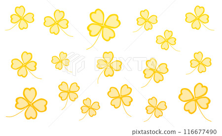 四葉草圖案(黃色) 四葉草圖案(黃色) 116677490
