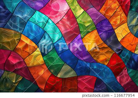 Generative ai on theme of beautiful texture broken glass for design natural abstract background 116677954