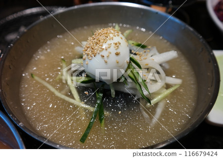 cold buckwheat noodles, Korean representative noodle dish cold buckwheat noodles, Korean representative noodle dish 116679424