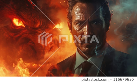 man possessed by demon 116679650