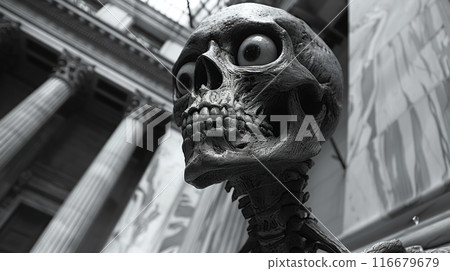 the skeleton in the city lives the life of people the skeleton in the city lives the life of people 116679679
