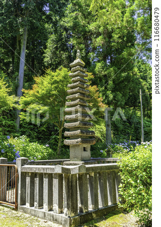 81st of the 88 Shikoku Temples: Hakuhoji Temple, 13-story stone pagoda, Sakaide City, Kagawa Prefecture 81st of the 88 Shikoku Temples: Hakuhoji Temple, 13-story stone pagoda, Sakaide City, Kagawa Prefecture 116680479