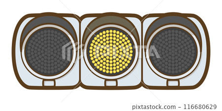 LED traffic light (yellow light) LED traffic light (yellow light) 116680629