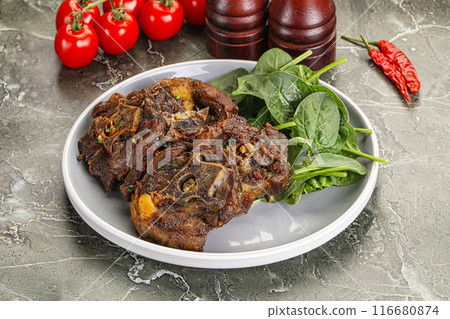 Grilled Lamb neck with spices Grilled Lamb neck with spices 116680874