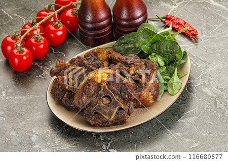 Grilled Lamb neck with spices Grilled Lamb neck with spices 116680877
