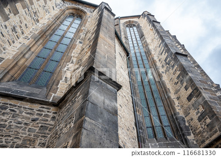 Gothic Church of the Mother of God before Tyn in the Old Town of Prague, Czech Republic 116681330