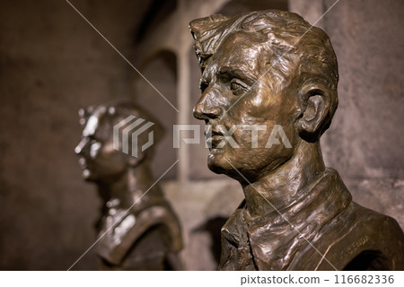 Crypt of Saints Cyril and Methodius Cathedral in Prague, memorial dedicated to commandoes who participated in operation Anthropoid 116682336