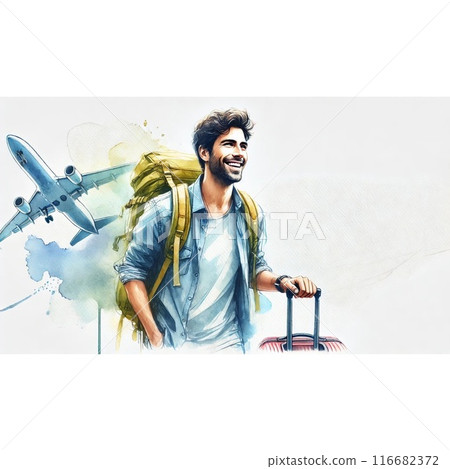 A man going on a trip 116682372