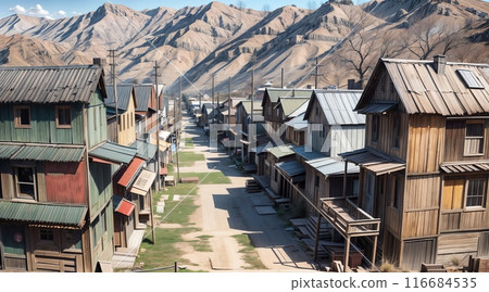 Anime background_1940s_Postwar Japanese landscape_016 116684535