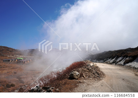 In between the cloud at Sikkim Silk Route 116684558