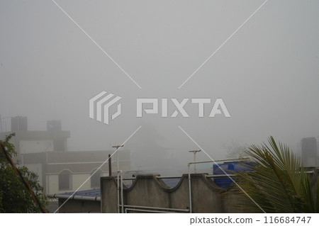 Kolkata City Scape in Foggy Morning 10 Kolkata City Scape in Foggy Morning 10 116684747