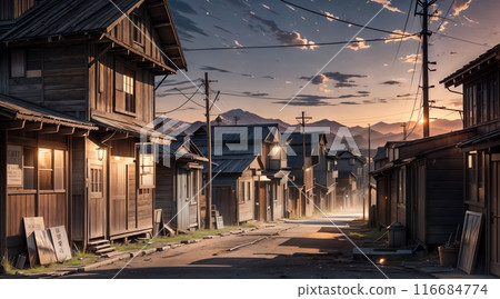 動漫背景_1940年代_戰後日本風景_023 動漫背景_1940年代_戰後日本風景_023 116684774