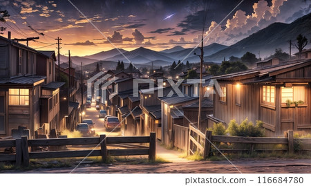 Anime background_1940s_Postwar Japanese landscape_029 116684780