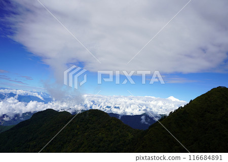 Mountain and Skyline Background Mountain and Skyline Background 116684891