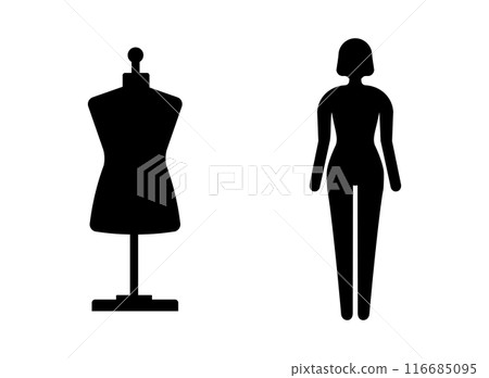 軀幹女性圖標 116685095