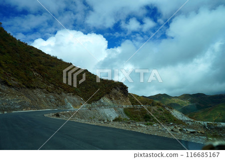 Road of Mountain Towards Baba Mandir Sikkim Road of Mountain Towards Baba Mandir Sikkim 116685167