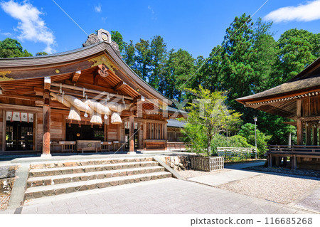 〈島根郡>熊野大社正殿與女巫 116685268