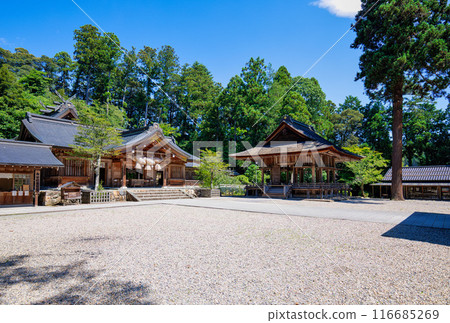 〈島根郡>熊野大社正殿與女巫 116685269