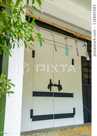 Summer at Hanroku Garden, decorated with wind chimes (Handa City, Aichi Prefecture) 116685985