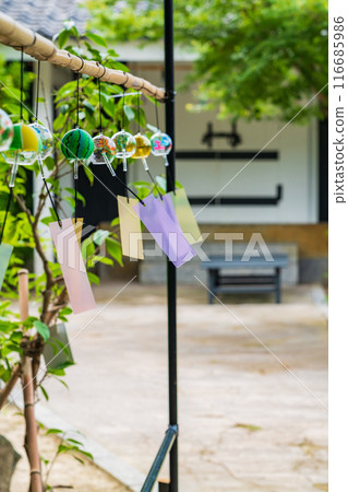 夏季半六庭園、風鈴裝飾(愛知縣半田市) 夏季半六庭園、風鈴裝飾(愛知縣半田市) 116685986
