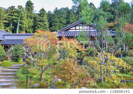 Ohara Jikkoin Temple, Former Rikakuin Garden, Beautiful Autumn Garden (Sakyo Ward, Kyoto City) Ohara Jikkoin Temple, Former Rikakuin Garden, Beautiful Autumn Garden (Sakyo Ward, Kyoto City) 116686141
