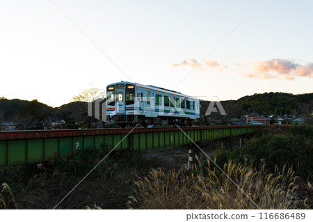 Hongo, Kakegawa City, Shizuoka Prefecture Tenryu Hamanako Railway and scenery along the line 116686489